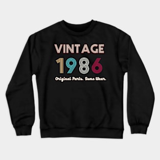 Vintage 1986 Original Parts. Some Ware Crewneck Sweatshirt